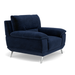 Zuco Armchair - Armchair Fabric — FAB-MEG-28 NAVY, gallery image 1