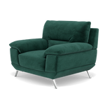 Zuco Armchair - Armchair Fabric — FAB-MEG-37 EMERALD GREEN, gallery image 3