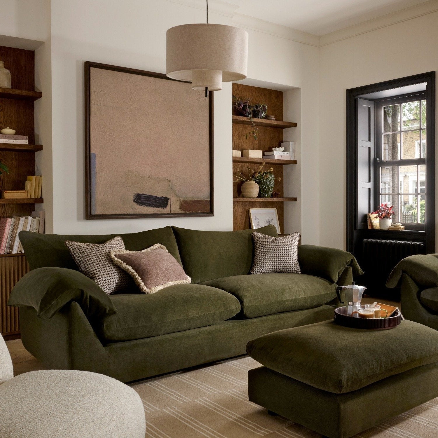 Vogue Williams Bayswater Large Sofa - Large Sofa Matt Chenille 3 Seater Sofas Sterling Home 2