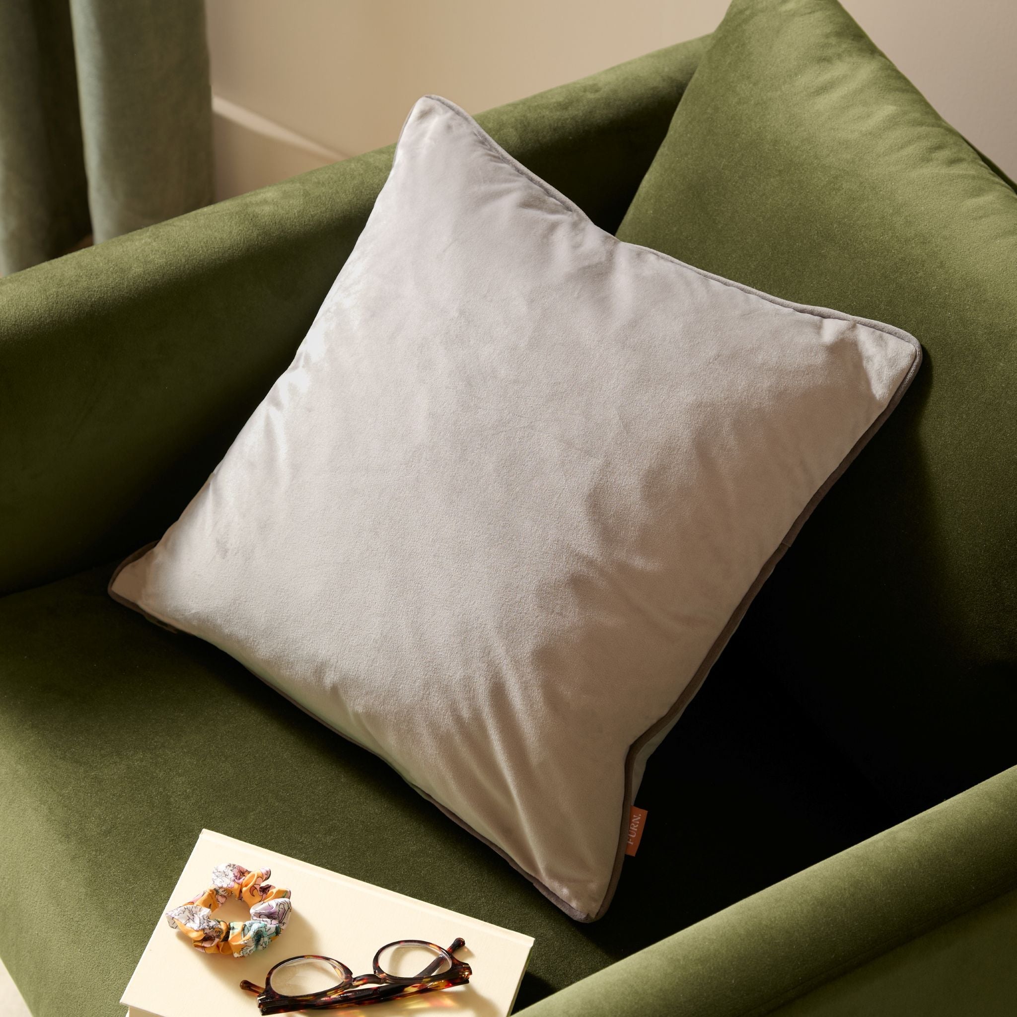 Meridian Dove & Charcoal Cushion - Meridian Dove & Charcoal Cushion 45CM Sterling Home 2