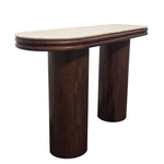 Cove Console Table - Console Table Solid Mango Base / Travertine Top Sterling Home 1
