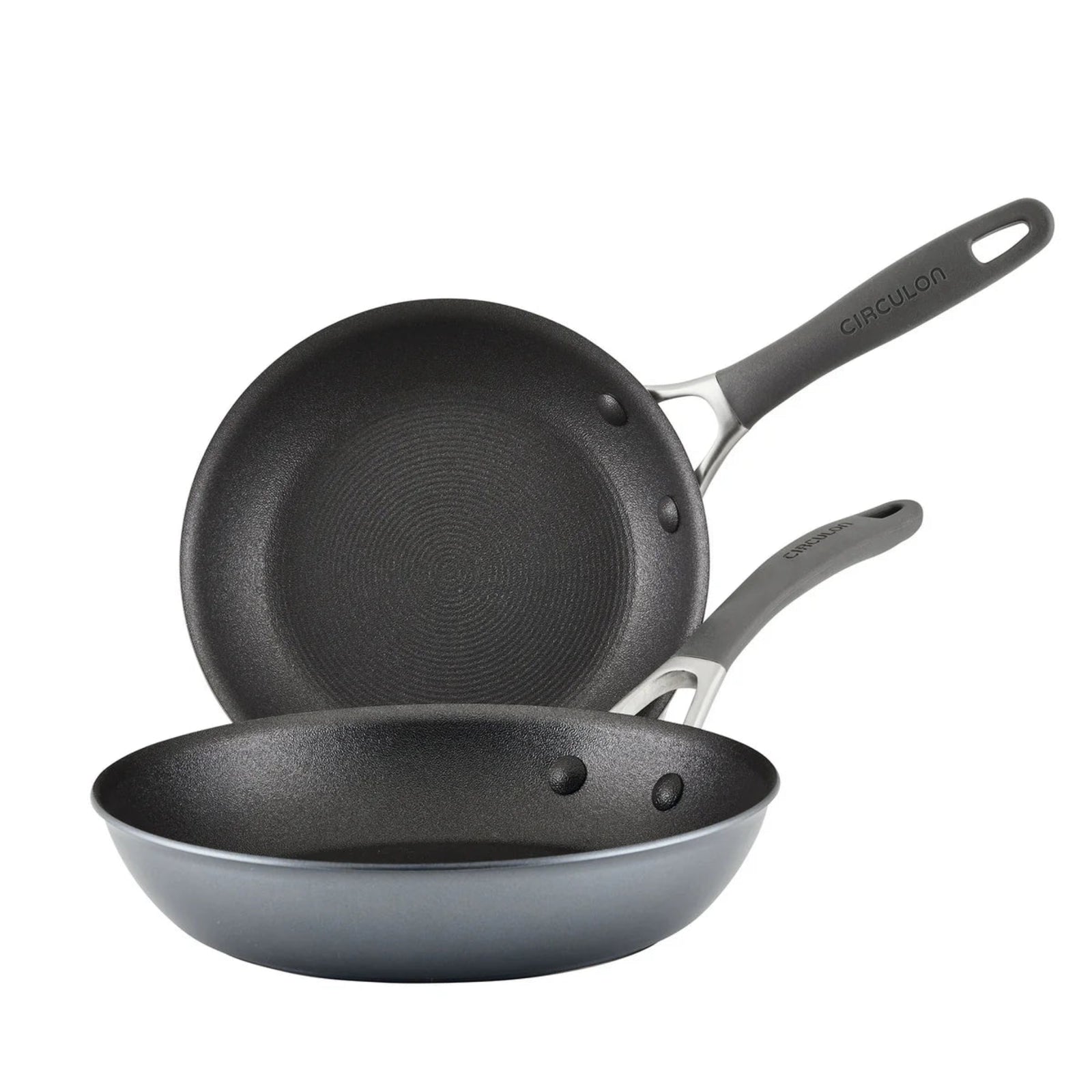 Circulon S Defense Frypan Twin Pk 21.5CM & 25.4CM Sterling Home 2