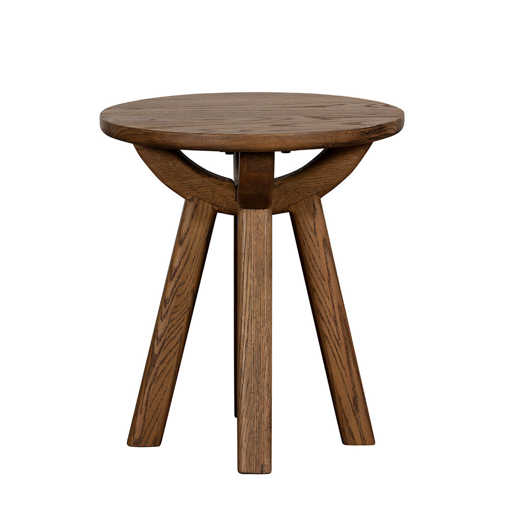 Alverra Solid Oak Lamp Table - Lamp Table Solid Oak