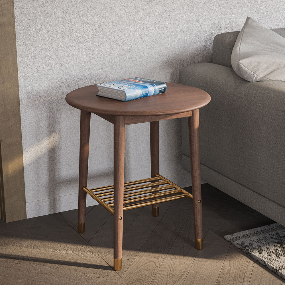 Rise Side Table Walnut - Side Table Walnut