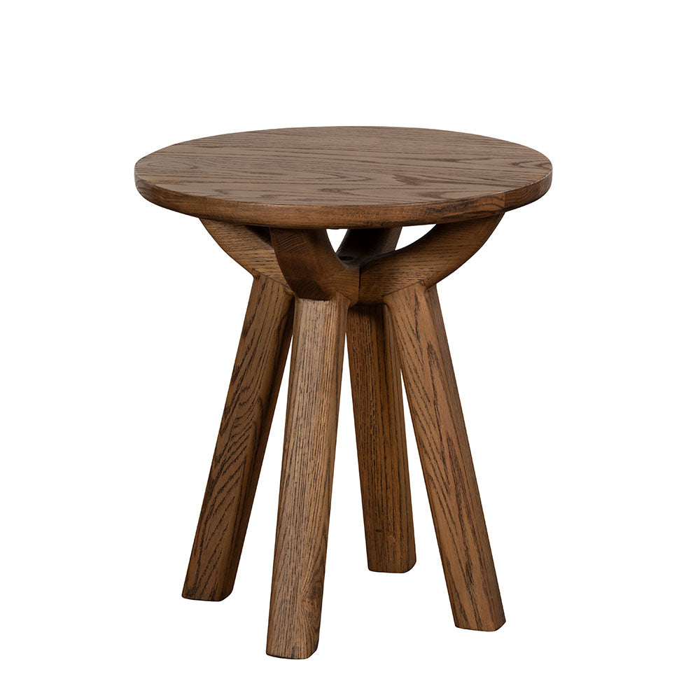 Alverra Solid Oak Lamp Table - Lamp Table Solid Oak
