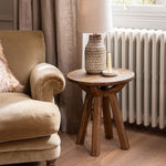 Alverra Solid Oak Lamp Table - Lamp Table Solid Oak