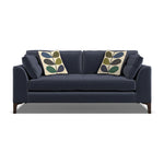 Orla Kiely Arklow Medium Sofa - Medium Sofa Premium Plain Sterling Home 5 Clara Navy / Multi Stem Rockpool Weathered Oak Feet