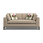 Orla Kiely Arklow Medium Sofa - Medium Sofa Premium Plain Sterling Home 6 Clara Natural / Deco Flower Weathered Oak Feet