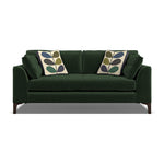 Orla Kiely Arklow Medium Sofa - Medium Sofa Premium Plain Sterling Home 8 Clara Everygreen / Multi Stem Rockpool Weathered Oak Feet
