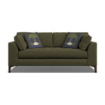 Orla Kiely Arklow Medium Sofa - Medium Sofa House Plain Sterling Home 1 Blythe Dark Moss / Lola Weathered Oak Feet