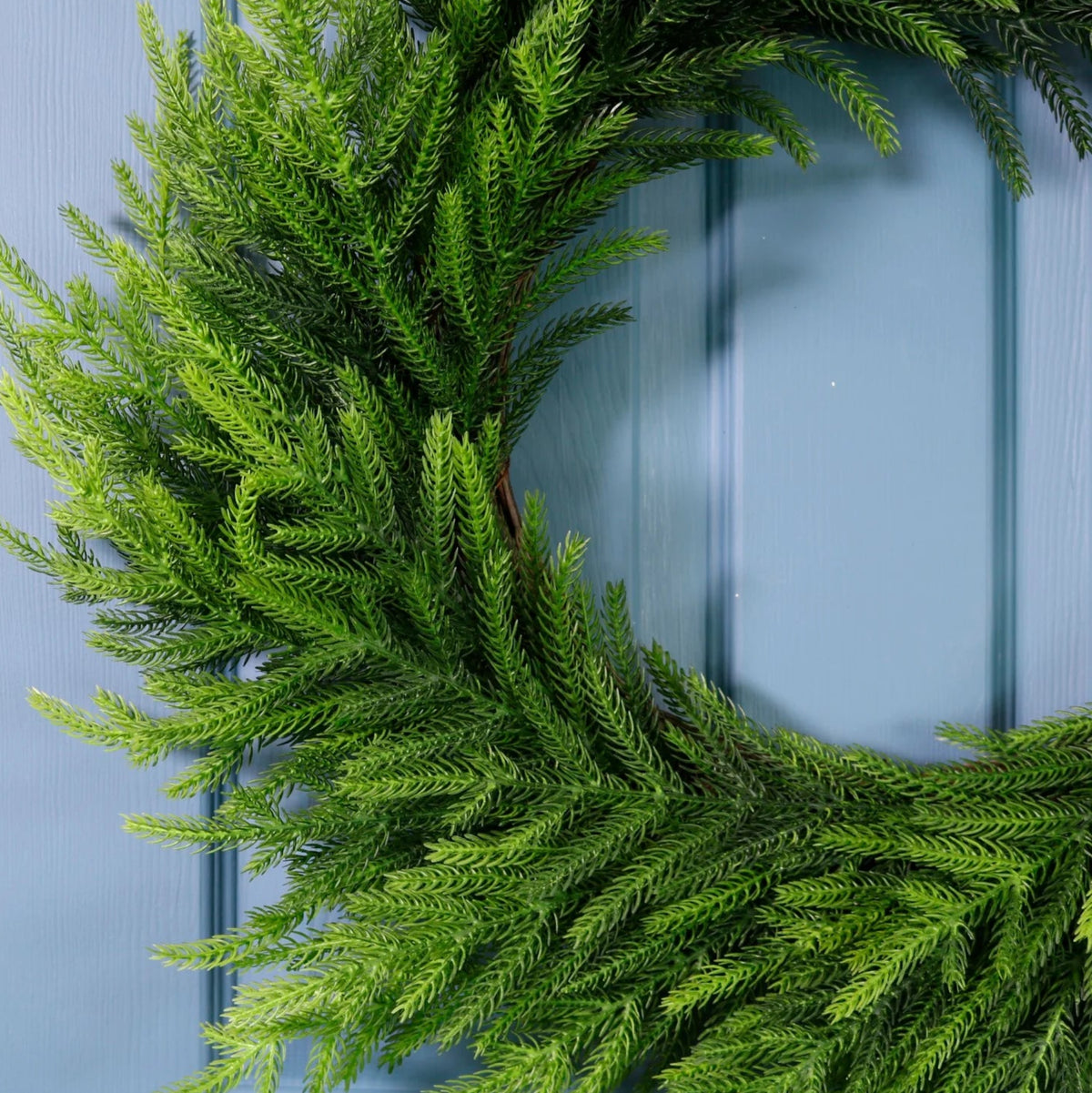 Real Touch Grand Norfolk Pine Wreath 70CM - Real Touch Grand Norfolk Pine Wreath 70CM Sterling Home 2