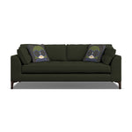 Orla Kiely Arklow Large Sofa - Large Sofa Premium Plain Sterling Home 2 Clarin Moss / Lola Weathered Oak Feet