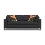 Orla Kiely Arklow Large Sofa - Large Sofa Premium Plain Sterling Home 3 Clarin Indigo / Toucan Weathered Oak Feet