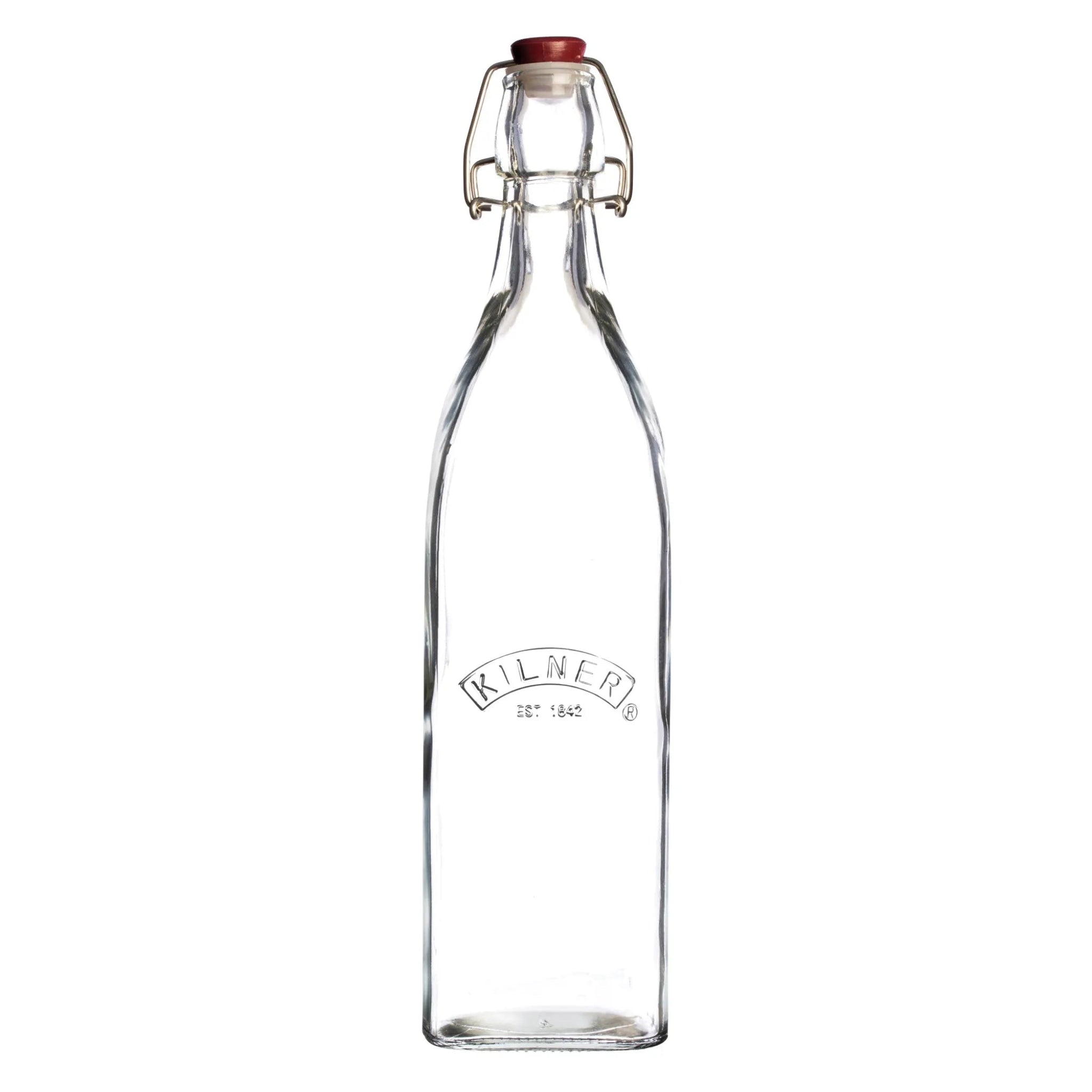 Kilner Clip Top Square Bottle 1 Litre Sterling Home 2