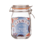 Kil Clip Top Round Jar 1 Litre Sterling Home 1