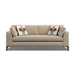 Orla Kiely Arklow Large Sofa - Large Sofa Premium Plain Sterling Home 8 Clara Natural / Deco Flower Weathered Oak Feet