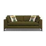 Orla Kiely Arklow Large Sofa - Large Sofa House Plain Sterling Home 2 Blythe Olive / Bunch of Stems Weathered Oak Feet