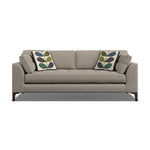 Orla Kiely Arklow Large Sofa - Large Sofa House Plain Sterling Home 3 Blythe Oatmeal / Multi Stem Rockpool Weathered Oak Feet