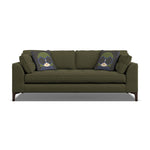 Orla Kiely Arklow Large Sofa - Large Sofa House Plain Sterling Home 4 Blythe Dark Moss / Lola Weathered Oak Feet