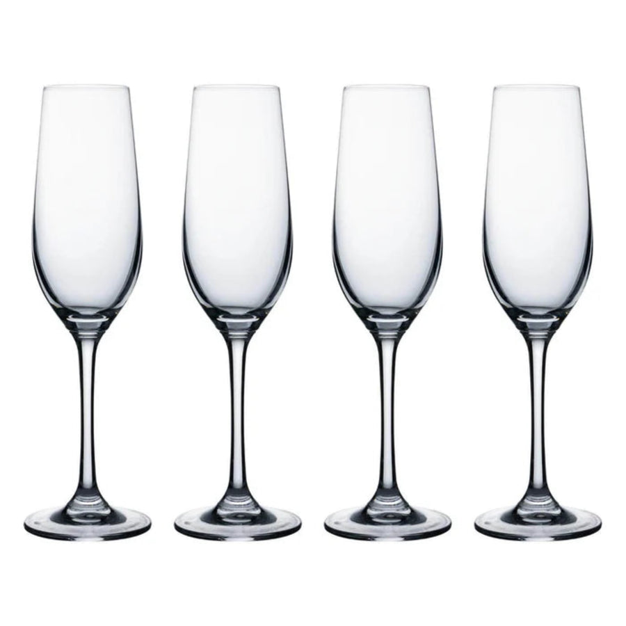 Ravenhead Kings Set Of 4 Flute Glasses