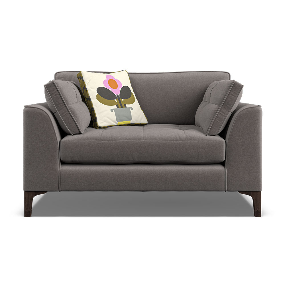 Orla Kiely Arklow Loveseat - Snuggler Premium Plain Sterling Home 7