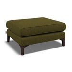 Orla Kiely Arklow Footstool - Footstool House Plain Sterling Home 5 Blythe Olive / Bunch of Stems Weathered Oak Feet