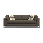 Orla Kiely Arklow Extra Large Sofa - Extra Large Sofa House Plain Sterling Home 5 Blythe Slate / Deco Flower Weathered Oak Feet