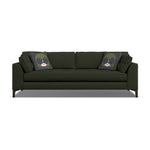 Orla Kiely Arklow Extra Large Sofa - Extra Large Sofa Premium Plain Sterling Home 2 Clarin Moss / Lola Weathered Oak Feet