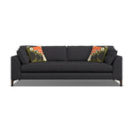 Orla Kiely Arklow Extra Large Sofa - Extra Large Sofa Premium Plain Sterling Home 3 Clarin Indigo / Toucan Weathered Oak Feet