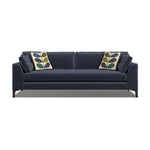 Orla Kiely Arklow Extra Large Sofa - Extra Large Sofa Premium Plain Sterling Home 8 Clara Navy / Multi Stem Rockpool Weathered Oak Feet
