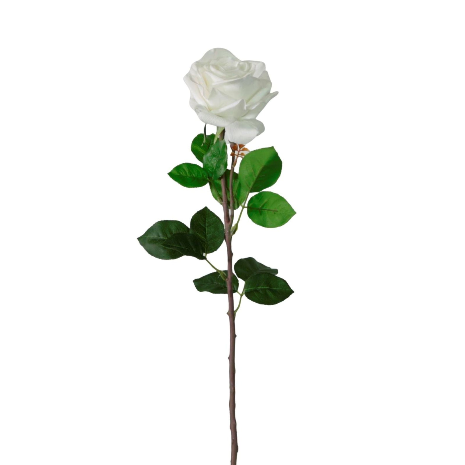 Real Touch Superior Rose White Stem - Real Touch Superior Rose Stem White Sterling Home 2