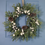 Premium Noel Nobel Berry & Bell Wreath 55CM - Premium Noel Nobel Berry & Bell Wreath 55CM Sterling Home 1