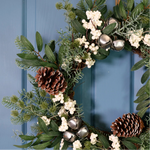 Premium Noel Nobel Berry & Bell Wreath 55CM - Premium Noel Nobel Berry & Bell Wreath 55CM Sterling Home 2