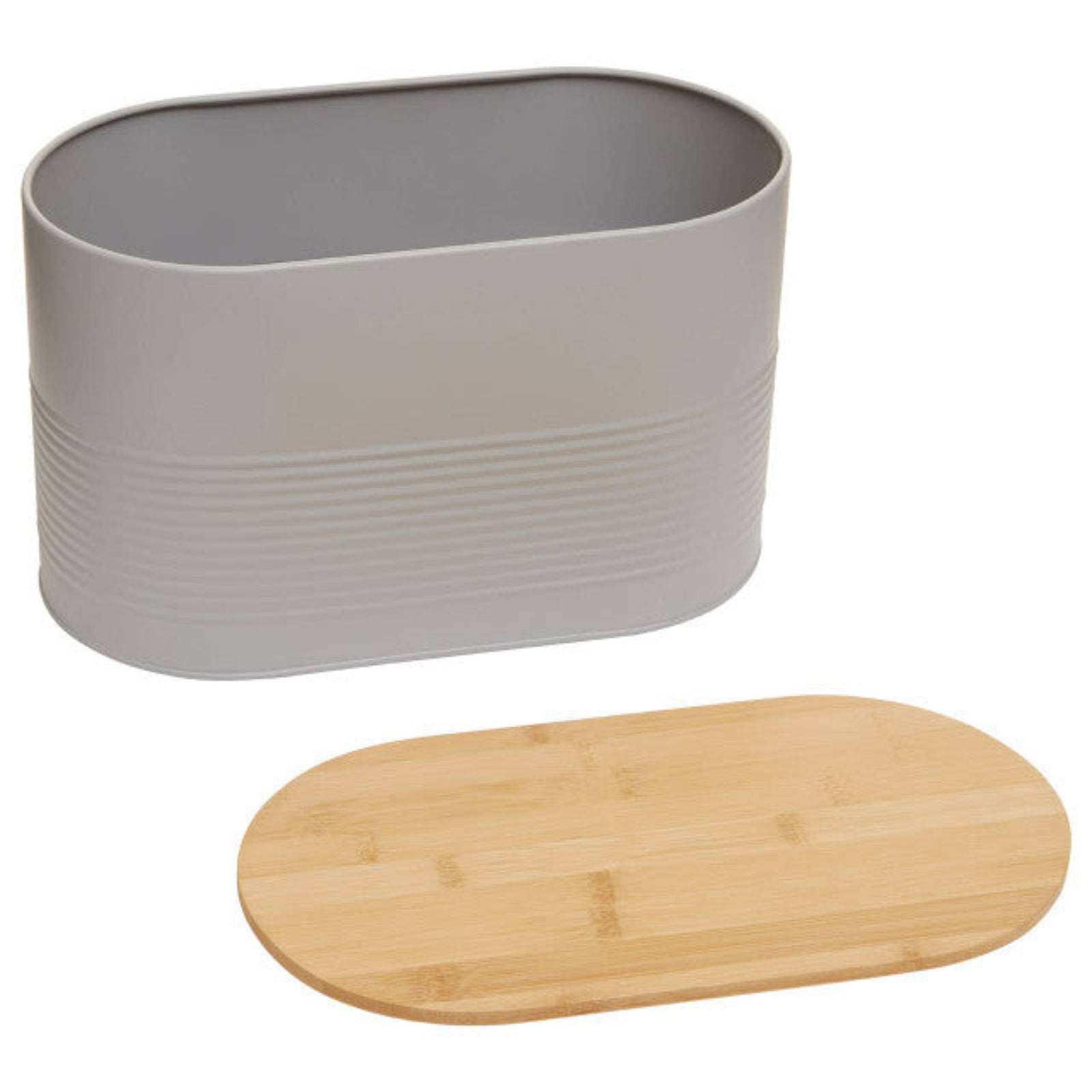 Alton Grey Bread Bin - Alton Grey Bread Bin Sterling Home 2