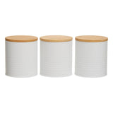 Set Of Three Alton White Cannisters