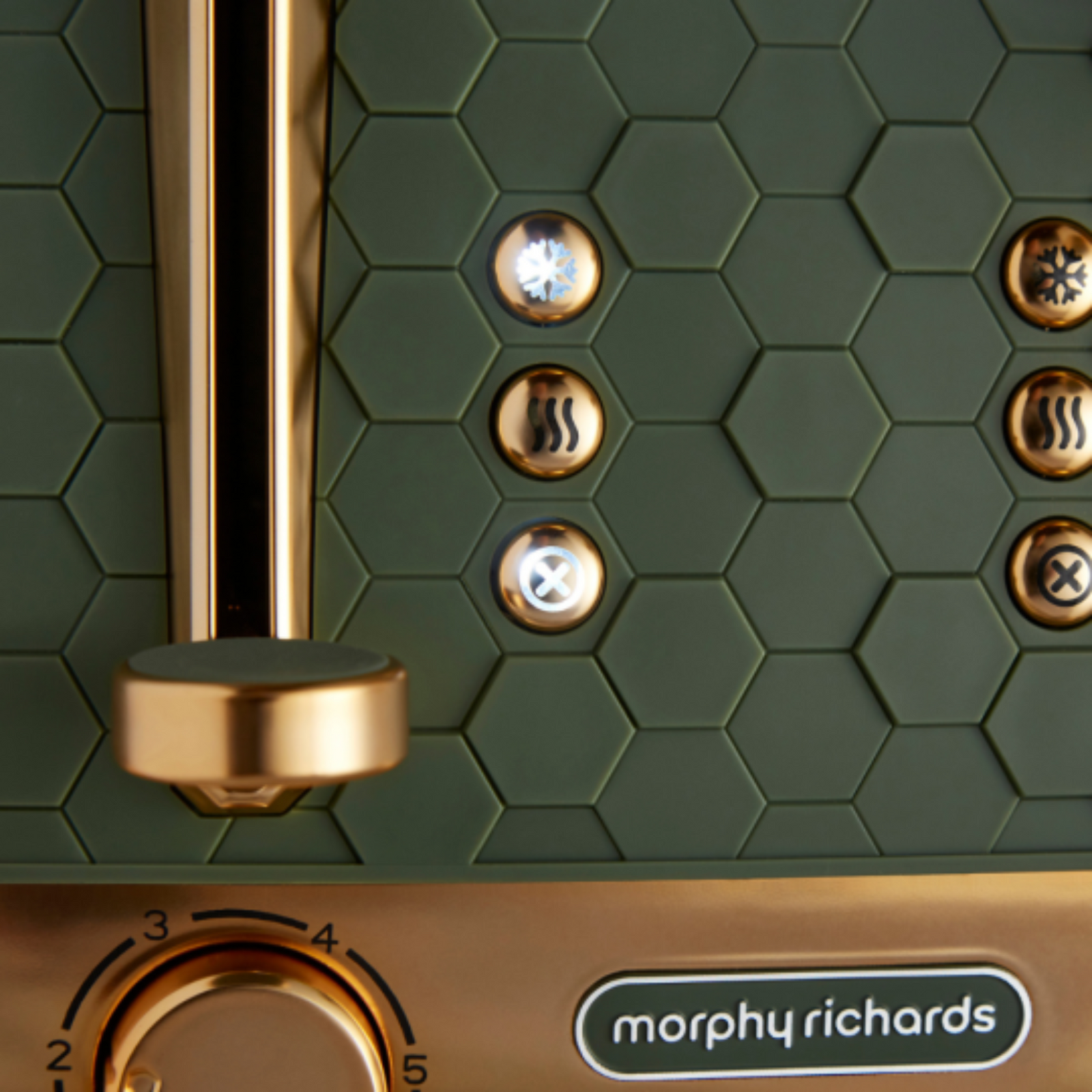 Morphy Richards Cassini 4 Slice Toaster Green - Cassini 4 Slice Toaster Green Sterling Home 4