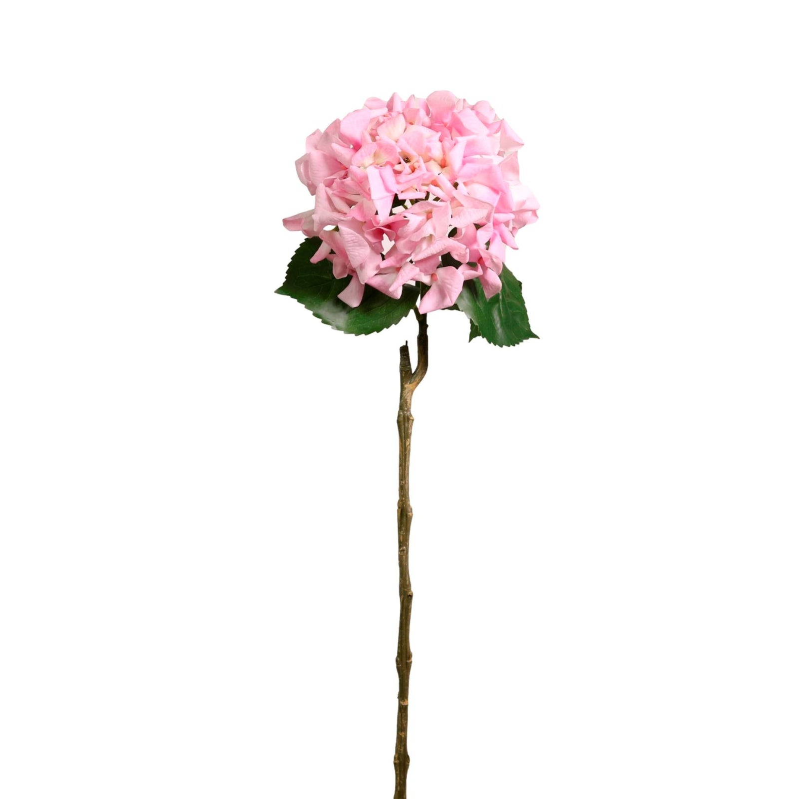 Real Touch Garden Hydrangea Pink Stem - Real Touch Garden Hydrangea Stem Pale Pink Sterling Home 2