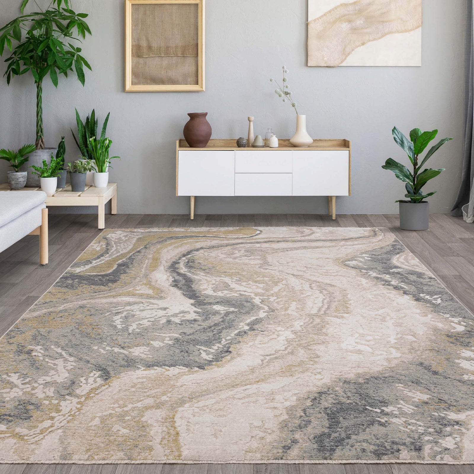 Sara 06 Oro Rug - 06 Oro - 160cm x 240cm Sterling Home 2