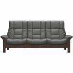Stressless Buckingham High 3 Seater Sofa - High 3 Seater Sofa Batick 3 Seater Sofas Sterling Home 6 09379 Grey