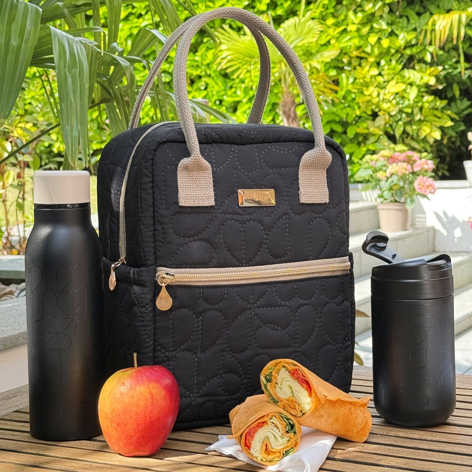 Beau & Elliot Jet Upright Lunch Bag - Jet Upright Lunch Bag Sterling Home 1