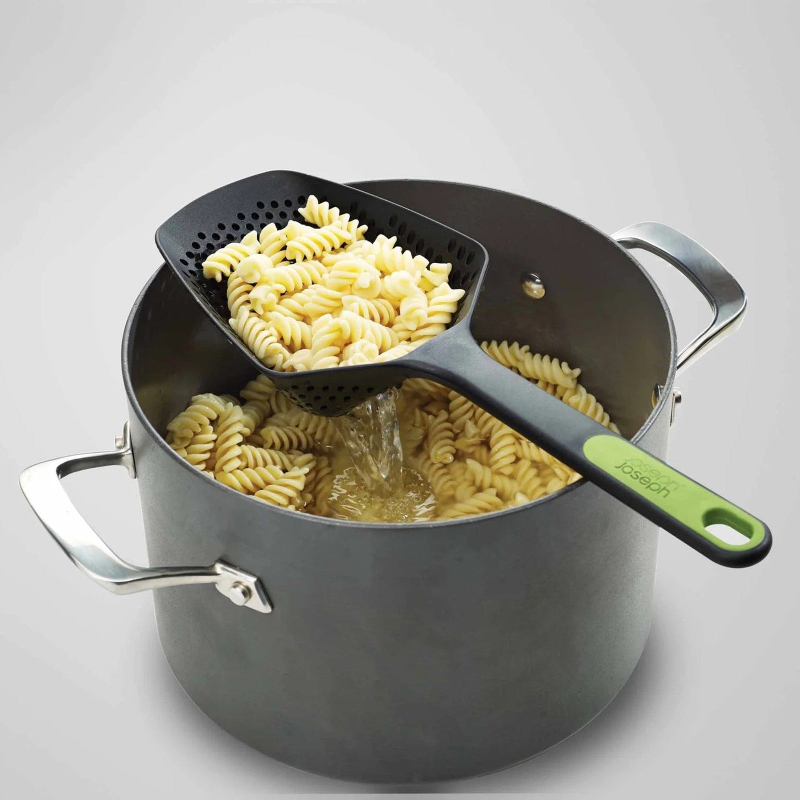 Joseph Joseph Grey and Green Scoop Plus Colander - Scoop Plus Large - Grey / Green Sterling Home 1