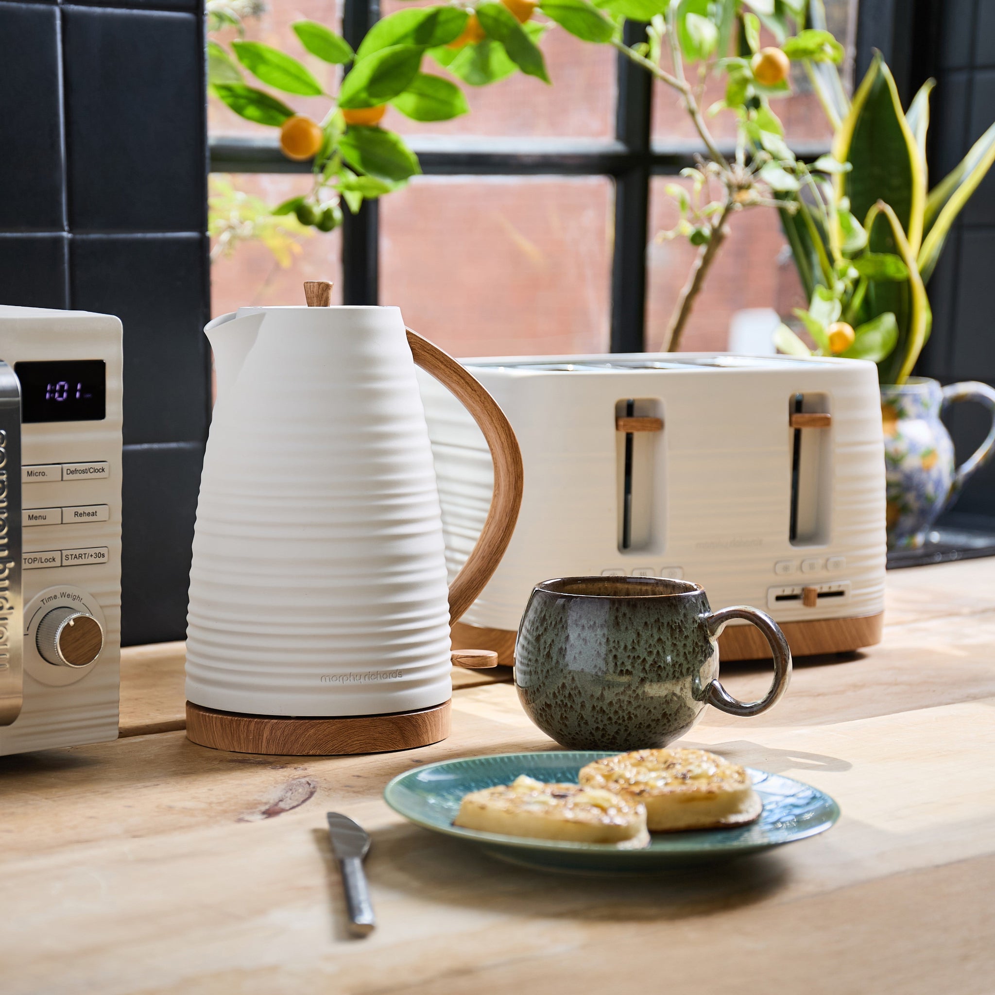 Morphy Richards Clay Grey Kettle China Clay 1.7L - Clay Grey Jug Kettle-China Clay 1.7L Sterling Home 3