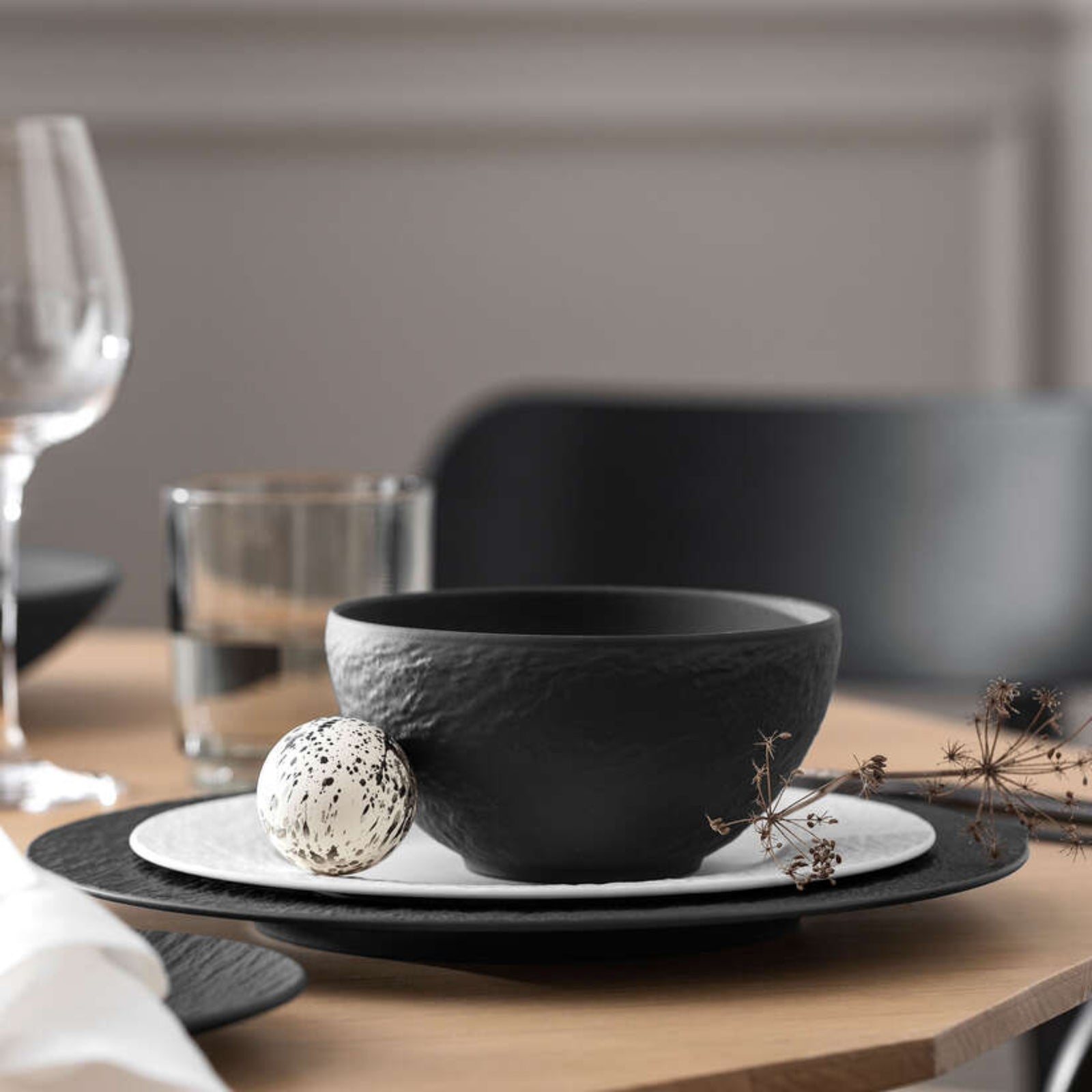 Villeroy & Boch Cereal Bowl Black - Bowl Black 0.65L Sterling Home 1