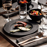 Villeroy & Boch Black Dinner Plate Sterling Home 2