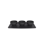 Villeroy & Boch Set Of 4 Black Dip Bowls Sterling Home 2