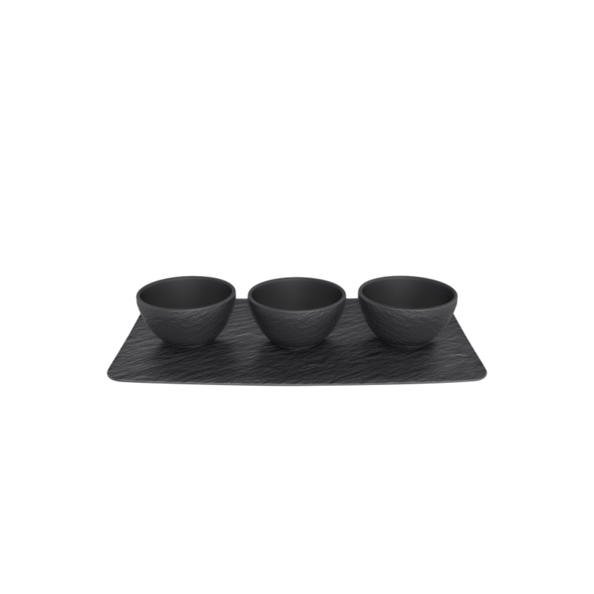 Villeroy & Boch Set Of 4 Black Dip Bowls Sterling Home 2