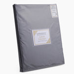 Percale Grey Fitted Bed Sheet - DISC Percale 200Tc Exdeep Fitted Sheet Grey - Double Accessories Sterling Home 2