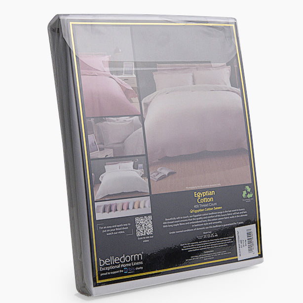 Egyptian Cotton White Fitted Bed Sheet - DISC Egypt Cotton 400 Fitted Sheet 15 Inch White - Double Accessories Sterling Home 3