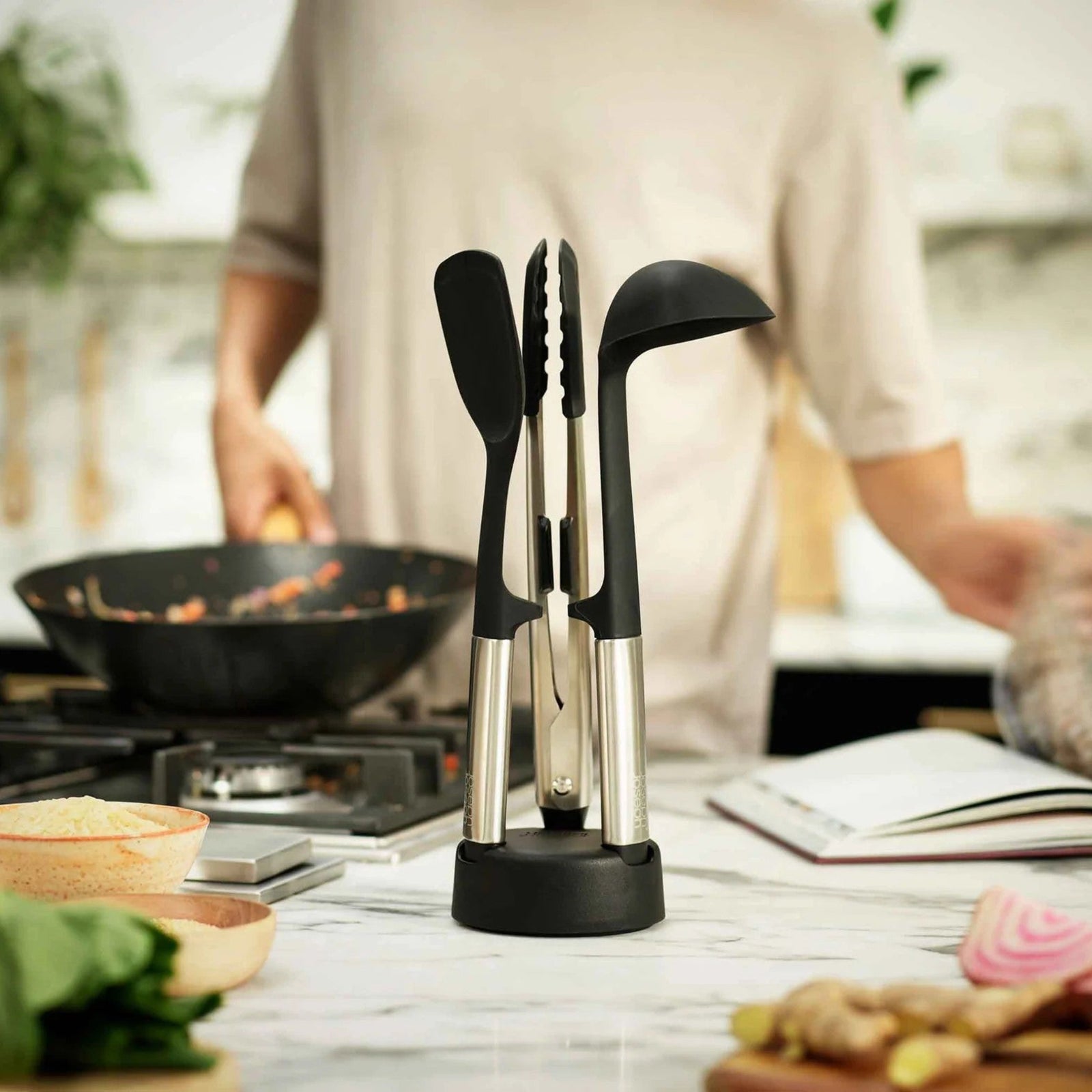 Joseph Joseph Elevate Fusion 3 Piece Utensil Set - Elevate Fusion 3pc Silicone Utensil Set Sterling Home 1