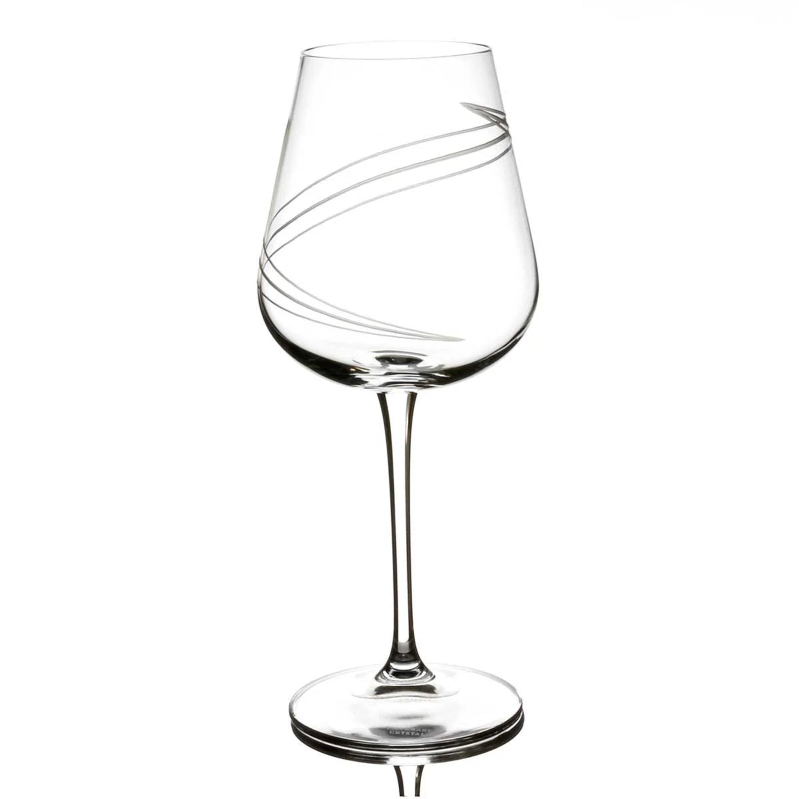 Spiral Cut Wine Glasses Set Of 6 - Spiral Cut Wine Glasses Set 6 Sterling Home 3